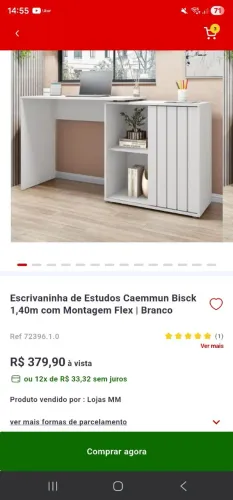 Escrivaninha Branca