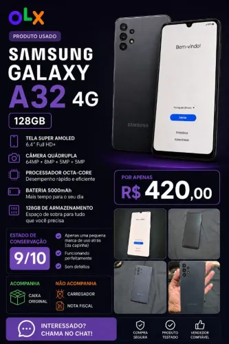 Smartphone Samsung Galaxy A32 4G usado