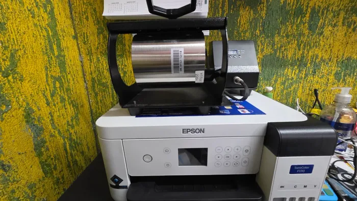 Impressora Epson F170 + prensa para caneca