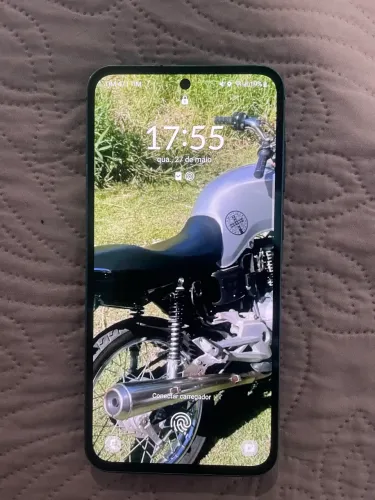 ? Samsung Galaxy A55 5G 256GB Azul ? Leia a descrição