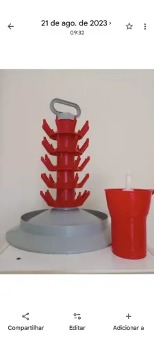 Escorredor e lavador de garrafa