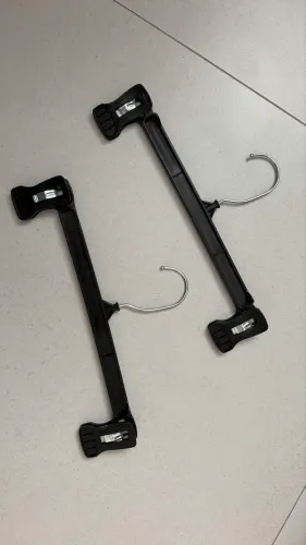 Cabide calça preto 15 unidades