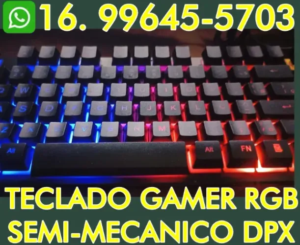 Teclado USB Gamer RGB DK13 DPX