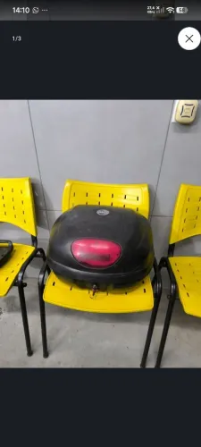 Baú Givi completo chave e suporte givi