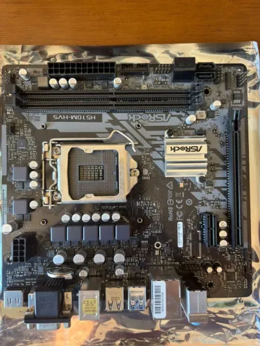 Placa Mãe Asrock H510m-hvs R2.0 Intel Lga 1200 Matx Ddr4