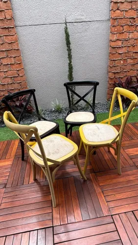 Cadeiras Madeira (Modelo Paris)