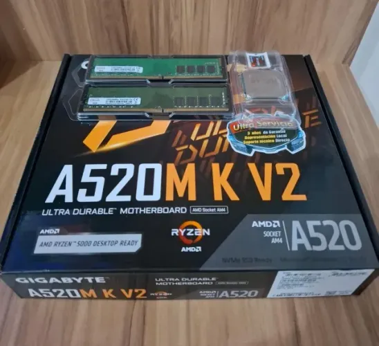  KIT RYZEN 5 5500 + PLACA AM4 + RAM 16GB