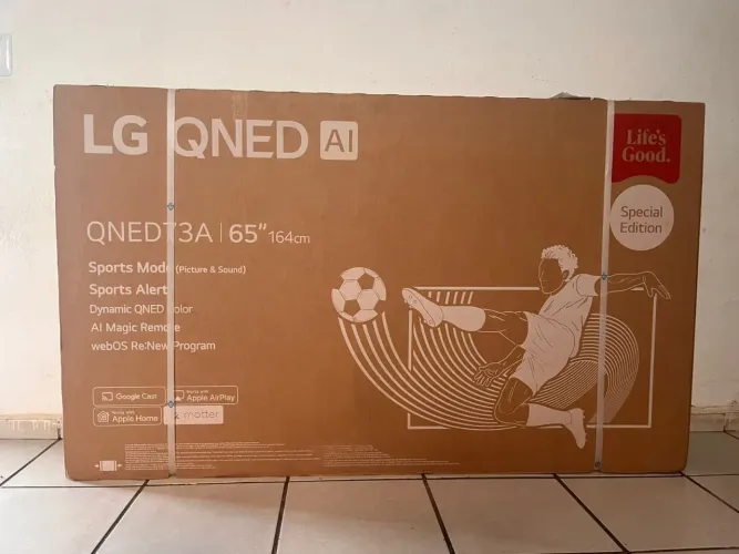 TV LG QNED 65 POLEGADAS NOVA LACRADA COM NOTA FISCAL 