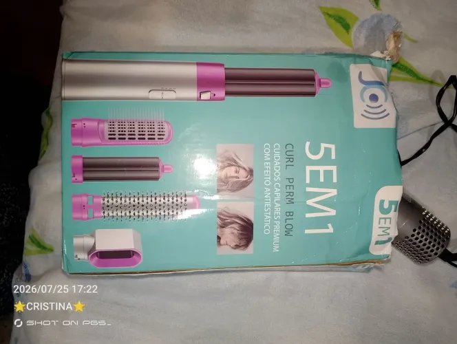 5 em 1 escova, secador e pente