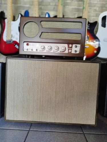 Amplificador Valvulado Gato Preto Gambá - com Case Original e Alto-falante Greenback