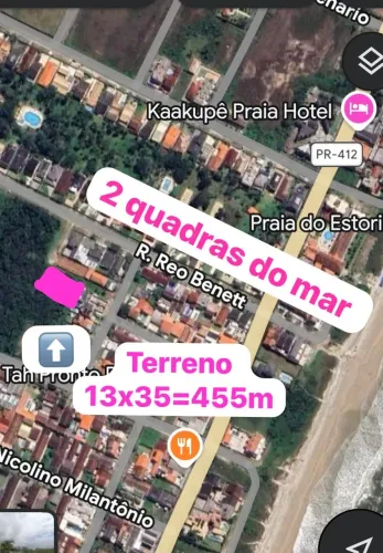 Vendo terreno 455 metros em Guaratuba , Portal do Estoril