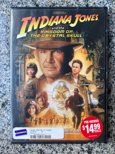 DVD Indiana Jones e o Reino da Caveira de Cristal - Ótimo Estado (Original)