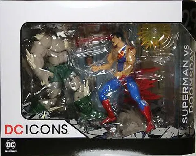 Action figures Superman x Doomsday pack DC Icons DC Collectibles