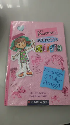 Livro os desenhos secretos de Olivia