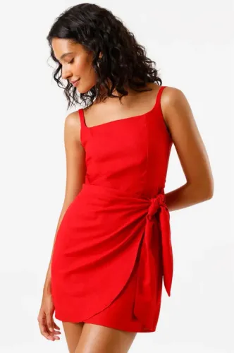 Vestido vermelho C&A
