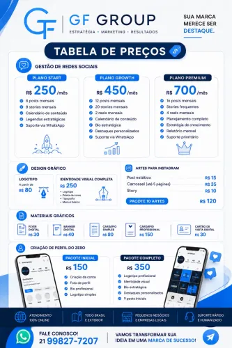 Designer Gráfico e Social Media | Logos, Artes e Instagram para Empresas