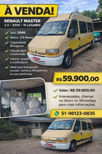 Renault Master 2.5 DCI 16V 115cv 16L Diesel 2006