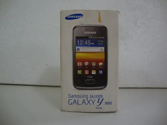 Caixa (Embalagem) Aparelho Celular antigo Sansung Galaxy S6102B