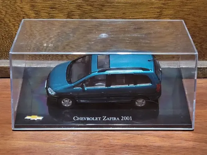 Chevrolet Zafira 2001 - Coleção Chevrolet Collection - Carrinho Miniatura 1/43