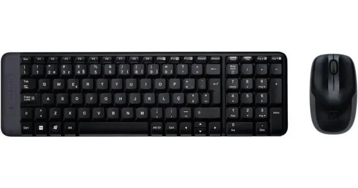 Teclado e mouse wireless Logitech