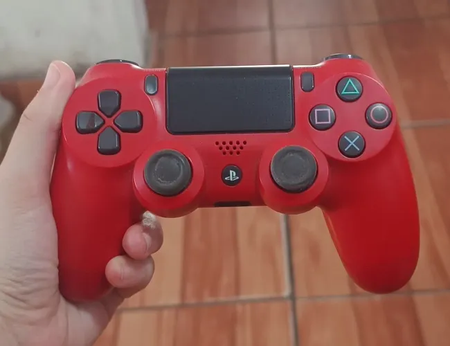 Controle PS4 Vermelho Original