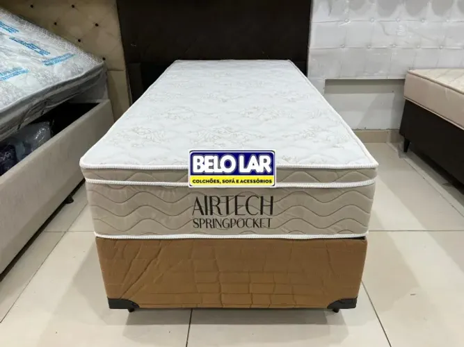 Cama Ortobom Solteiro Molas Ensacadas