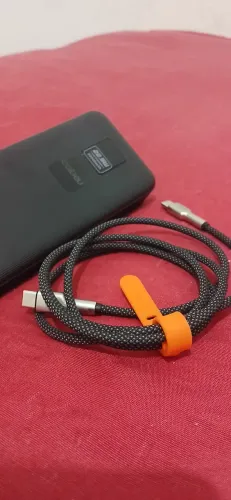 Carregador portátil 20.000 mAh + cabo trançado turbo