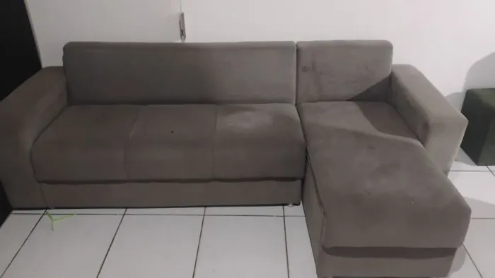 Sofa em L em boas condições, 4 lugares
