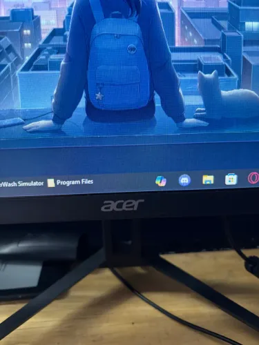 Monitor acer com problema na tela 