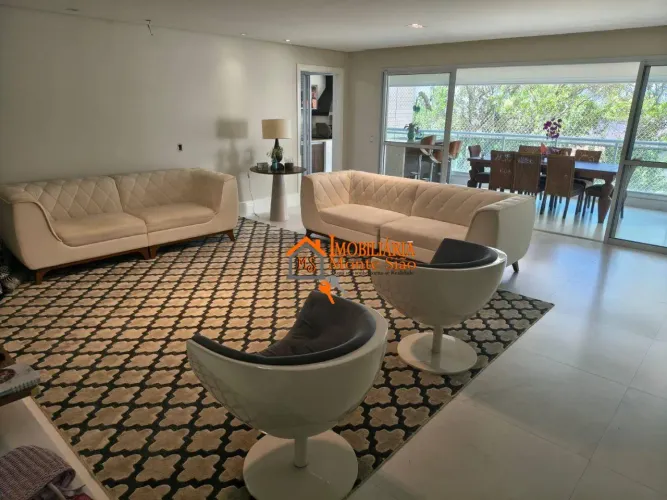 Apartamento com 4 dormitórios para alugar, 197 m² por R$ 17.600,00/mês - Jardim Santa Mena