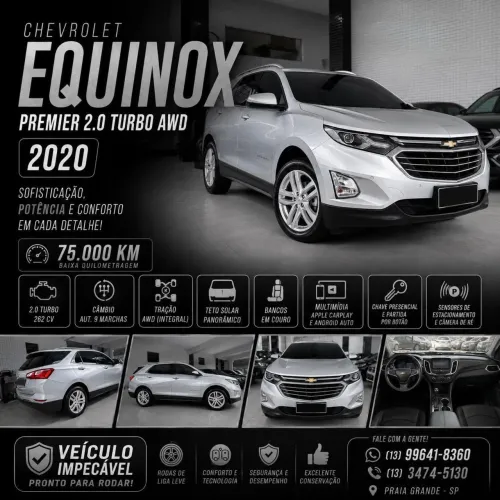 Chevrolet Equinox Premier 2.0 Turbo AWD 262cv Aut. 2020