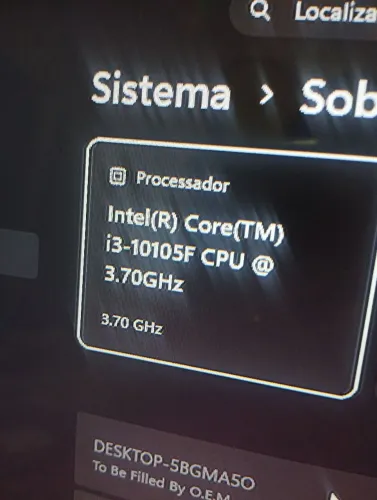 Troco I3-10105F por i3-10105, i5 de décima ou i7 6°