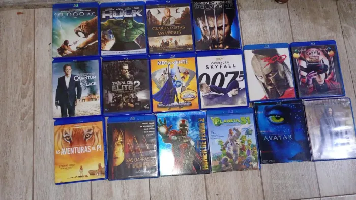 Vendo lote de Dvds Blu-ray em Búzios 