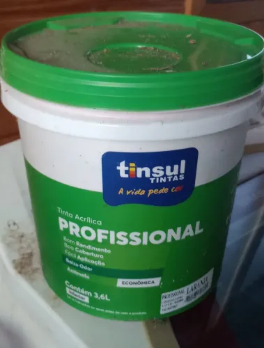 Tinta acrílica nova tinsul 3.6 lts interna cor laranja 