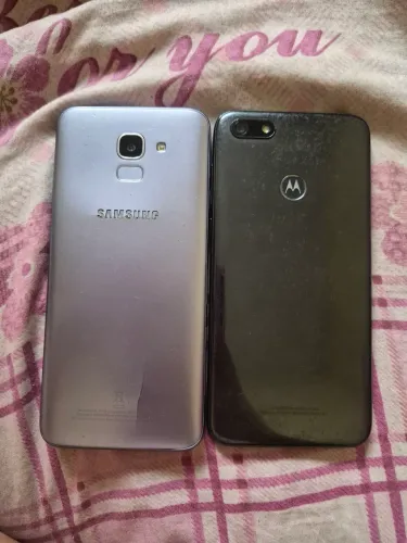 Lote com 2 Celulares com Defeito - Samsung Galaxy J6 + Motorola Moto E6 Play | Para Peças