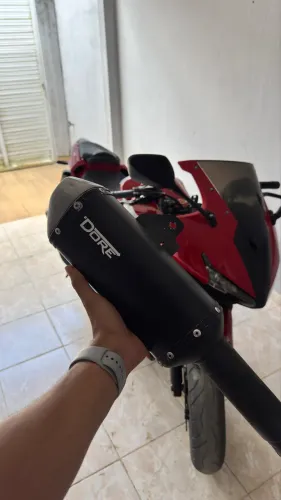 Escape esportivo CB Twister 250f (ponteira)