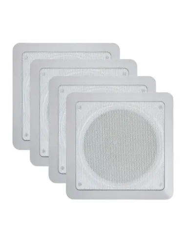 Kit 4 Caixas De Som Arandela Natts 5 Polegadas Branca