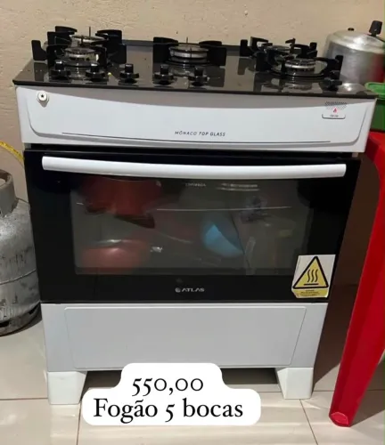 Fogão 5 bocas