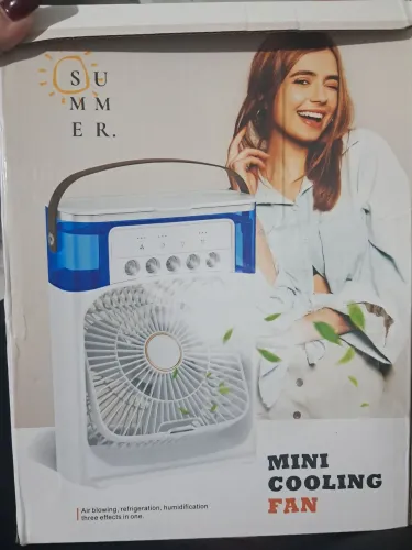 Mini Climatizador de Ar Portátil Silencioso