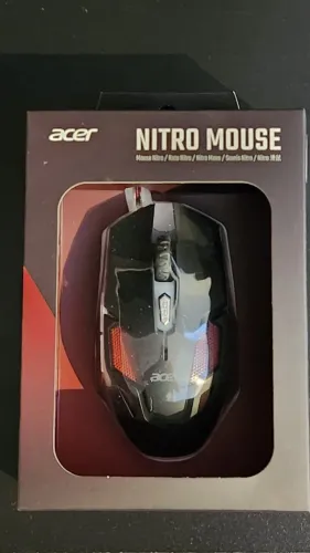 Mouse Gamer Acer Nitro - Novo na Caixa - 7200dpi - 6 Botões - Led - Nmw200