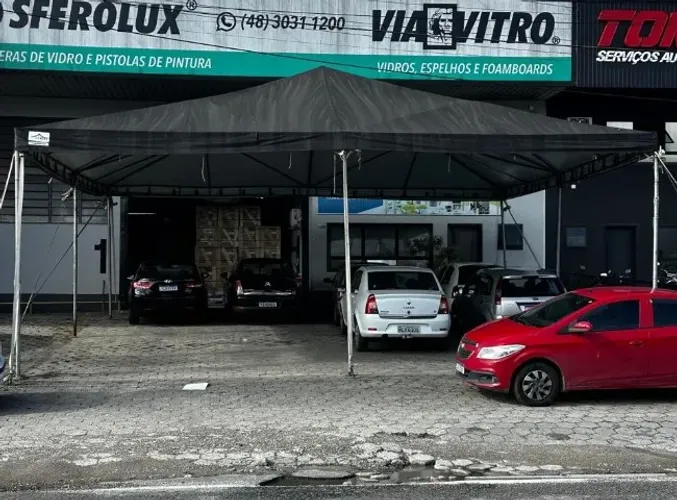 TENDA PIRAMIDIAL 10X10 MT - PRETO
