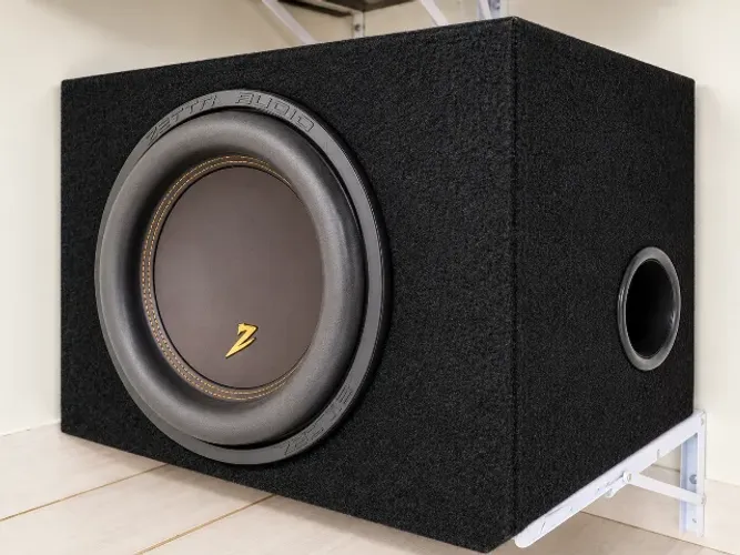 Subwoofer Zetta Audio X-12 Evo 1600RMS 12 polegadas 4+4 Ohms Preto