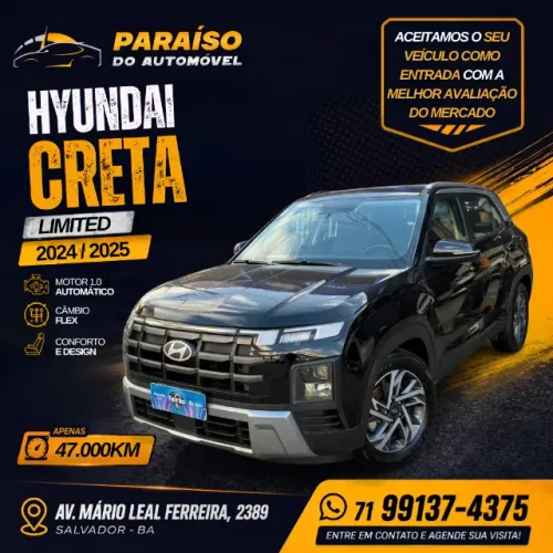 Hyundai Creta Limited 1.0 TB 12V Flex AUT 2025