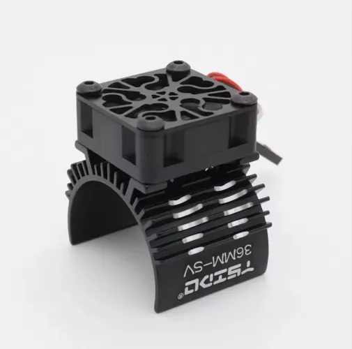 Dissipador Com Cooler Ysido Para Motor RC 540 550 3650