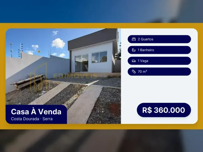 Exclusiva Casa Individual em Costa Dourada - Próxima à praia de Jacaraípe!