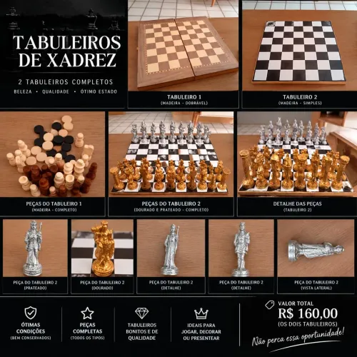 Tabuleiro Xadrez / Dama