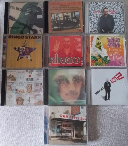 10 LPs Beatles e ex Beatles