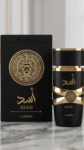 Perfume Árabe Lattafa Asad Black Masculino 100ml Eau De Parfum