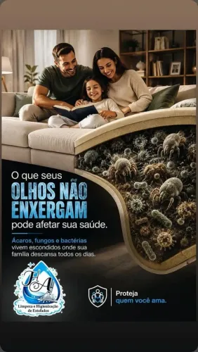 Limpeza e higienização de Estofados