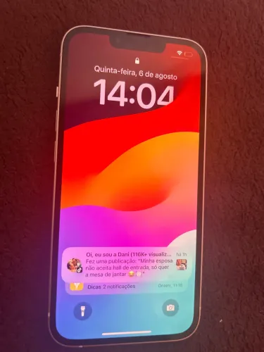 IPHONE 14 100% de bateria